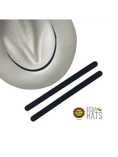 4 Black Self Adhesive Hat...