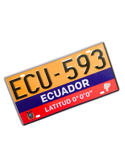 Placa Metalica Ecuador